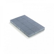 Ongetrommelde klinker velling 15x15x6 Arduinblauw ~