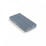Ongetrommelde klinker velling 20x20x6 Arduinblauw ~