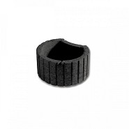 Bloembak beton Maan Antraciet 50/42/25 cm ~