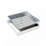 Aluminium Klinkerdeksel 40x40 cm H8 cm ~