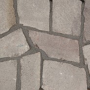 Porfier flagstones groot 3-6 cm. ~