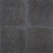 Blue Moon gezoet met facet 80x80x3 cm. ~