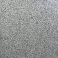 Donker grijs graniet G654 gevlamd 100x100x3 cm. ~