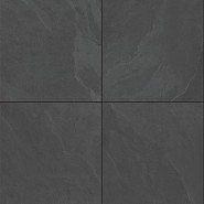 Keramische tegel Pavia Antracite Due 80x40x2 cm. ~