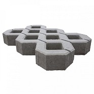 Grastegel Beton 40x60x8 cm Grijs ~