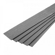 Ecoborder Plank 2 m x 14 cm x 1 cm grijs ~