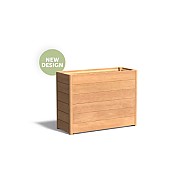 Garapa hardhouten bloembak (LxBxH) 100x40x75 cm. ~