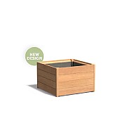 Naaldhout bloembak (LxBxH) 80x80x50.5 cm. (2,1 cm.) ~
