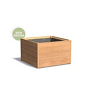 Garapa hardhouten bloembak (LxBxH) 120x120x50.5 cm. ~