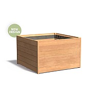 Garapa hardhouten bloembak (LxBxH) 120x120x75 cm. ~