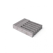 Schellevis Oudhollandse Flowplaat 80 grijs 80x62,5x14 cm. ~