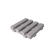Schellevis Oudhollandse Wecko grijs100x100x12 cm. ~