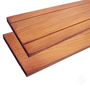 Keruing schuttingplank 16x145mm V-groef  - lengte: 215 cm ~