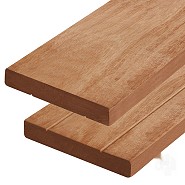 Kapur decking 28x190x4300 mm glad/V-groef 4R~