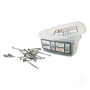 RVS schroef torx-plat 4x50mm 500 stuks in emmer bc ~