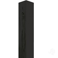 Vuren FSC paal geschaafd zonder punt 68x68x2700  [zwart] bc ~