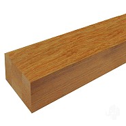 Hardhout FSC regel 40x60mm gelam. hor.+gevin.  - lengte: 430 cm ~
