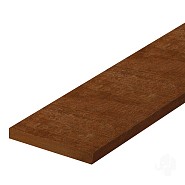 Azobé gezaagd 10x100mm bc  - lengte: 300 cm ~