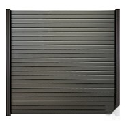 Elephant schutting Dark Line aluminium Rhombus 24L 1800x1800mm horizontaal antraciet ~