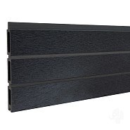 Elephant lamel triple Rhombus houtcomposiet FSC 20x141x1800mm (6 stuks) antraciet ~