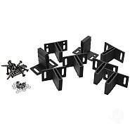 Elephant T beslagset antraciet gecoat aluminium ~