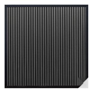 Elephant schutting Stripes houtcomposiet 180x180 cm Antraciet ~