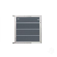 Elephant poortje Modular houtcomposiet/GRS 90x91 cm Rock Grey, alu beslag ~