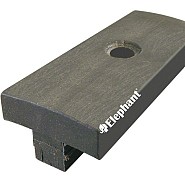 Polymer-antraciet clips (tbv WPC) 100 stuks in emmer bc ~