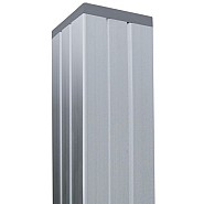 Aluminium paal 'Modular' 7x7 cm blank