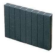 Quadroband mini palissade zwart 50x40x6 cm. ~