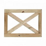 Grenen boerenland deur 75x100 cm~