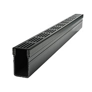 Gardendrain Black Grating los rooster 100x6,5x10 cm. ~