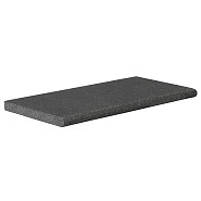 Tibet Asian Black 2.0 recht 60x30x3cm. Bullnose Gevlamd (uitlopend 2026) OP=OP ~