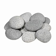 Beach Pebbles grijs 3-6 cm. in gaas- KG prijs ~