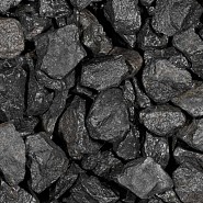 Basalt brokjes zwart