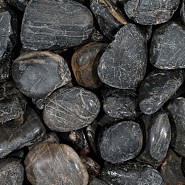 Glitter Stone Black 10-30 mm. zak à 20 kg. ~ (langere levertijd)