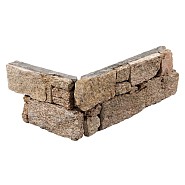 Stone Panel Rustic Sand hoek (40+20)x15x3-4 cm. (uitlopend 2026) OP=OP ~