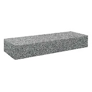 Donker grijs graniet G654 traptrede gevlamd 100x35x15 cm. (uitlopend 2026) ~