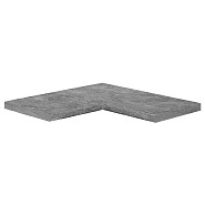 Zwembadrand Spotted Blue binnenhoek 60/30x60/30x3 cm. Riven - Bullnose (uitlopend 2026) OP=OP ~