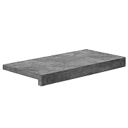 Zwembadrand Spotted Blue Riven 60x30x5/2,5 cm - 90º kant - voorzijde gezoet ~