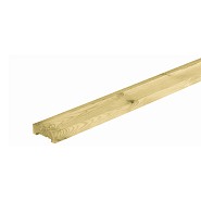 Grenen afdeklijst tbv beton 4,4x9,0x180~