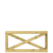 Grenen boerenland hek 75x150 cm~