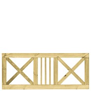 Grenen boerenland hek 75x180 cm~