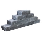 Tumbelwall getrommeld 30x20x10 cm. Mount Everest ~