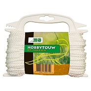 Hobbytouw wit 3 mm x 20 mtr ~