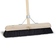 Veger gemengd haar 40 cm met steel 140 ~