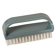 Nagelborstel kunststof kunstvezel/beugel ~