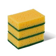 Schuurspons zwaar 95x68x30 mm 3 st ~