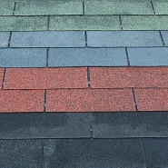 Dakshingles per pak à 3 m2, zwart. ~