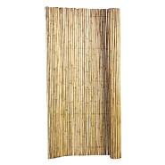 Bamboescherm op rol 180x180 cm, gelakt. ~